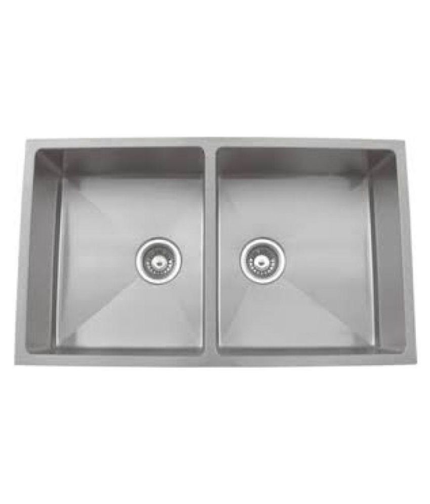 Buy Carysil Stainless Steel Double Bowl Sink Without Drainboard Online ...