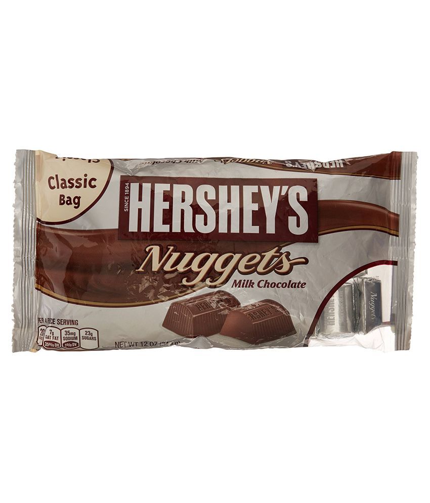 Hershey's Nuggets Milk Classic Bag Milk Chocolate 340 gm ...