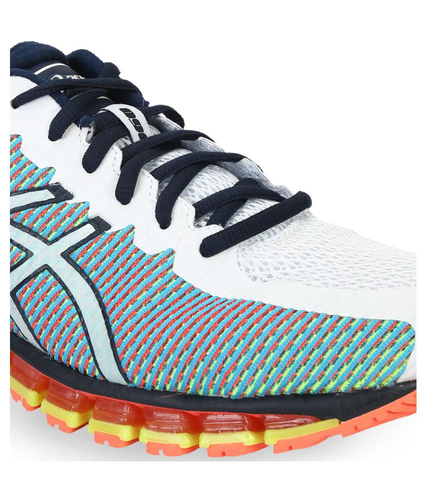 asics multicolor running shoes
