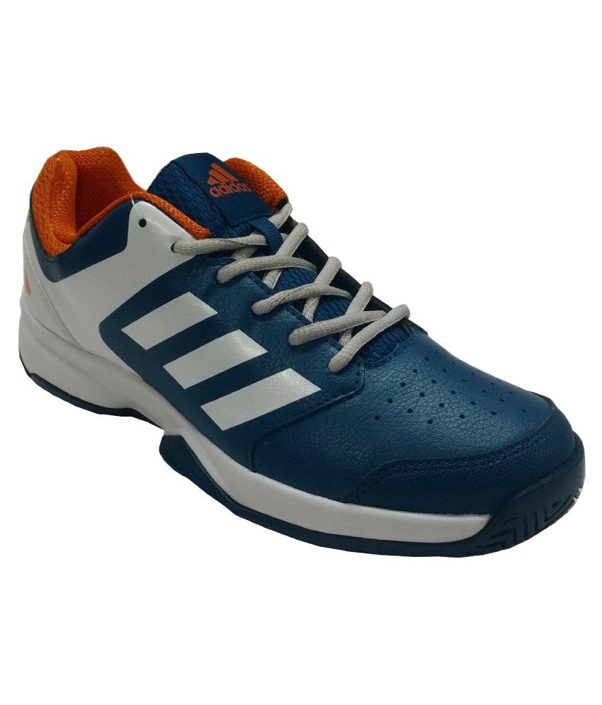 adidas navy blue tennis shoes