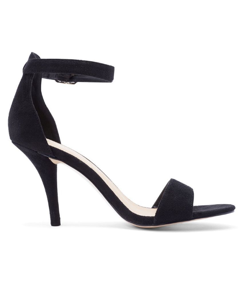 truffle collection black heels