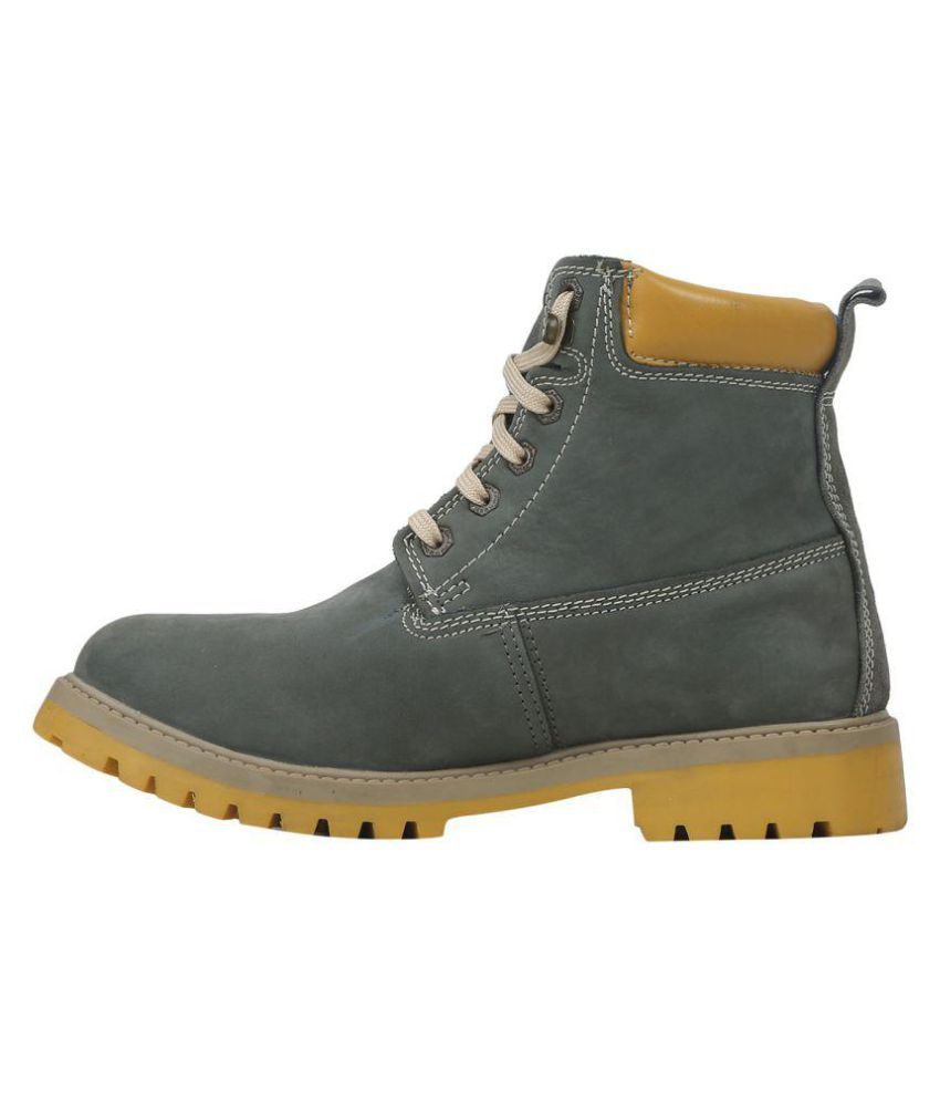 gray platform boots