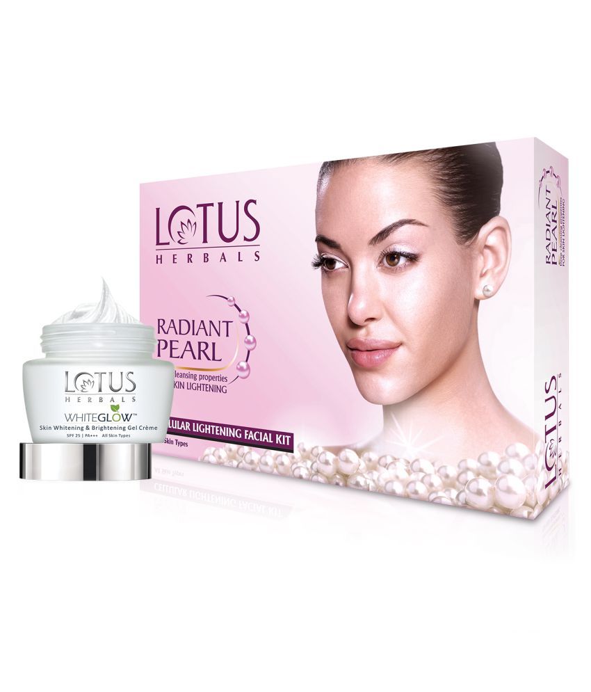 lotus herbals whiteglow skin whitening & brightening gel crème