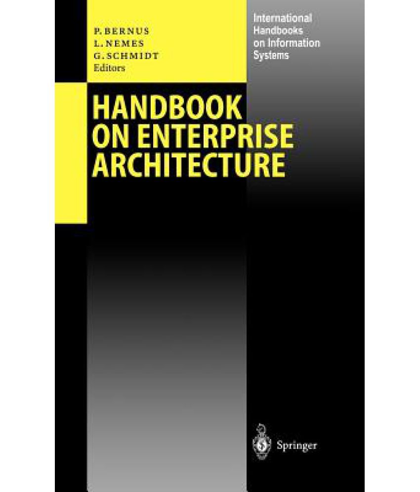 Handbook On Enterprise Architecture: Buy Handbook On Enterprise ...