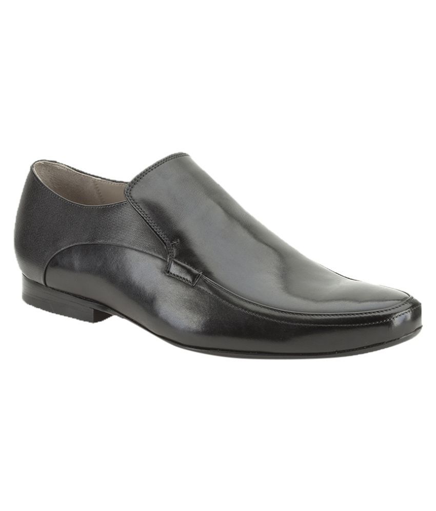 Clarks Black Office Genuine Leather Formal Shoes Price in India- Buy ...