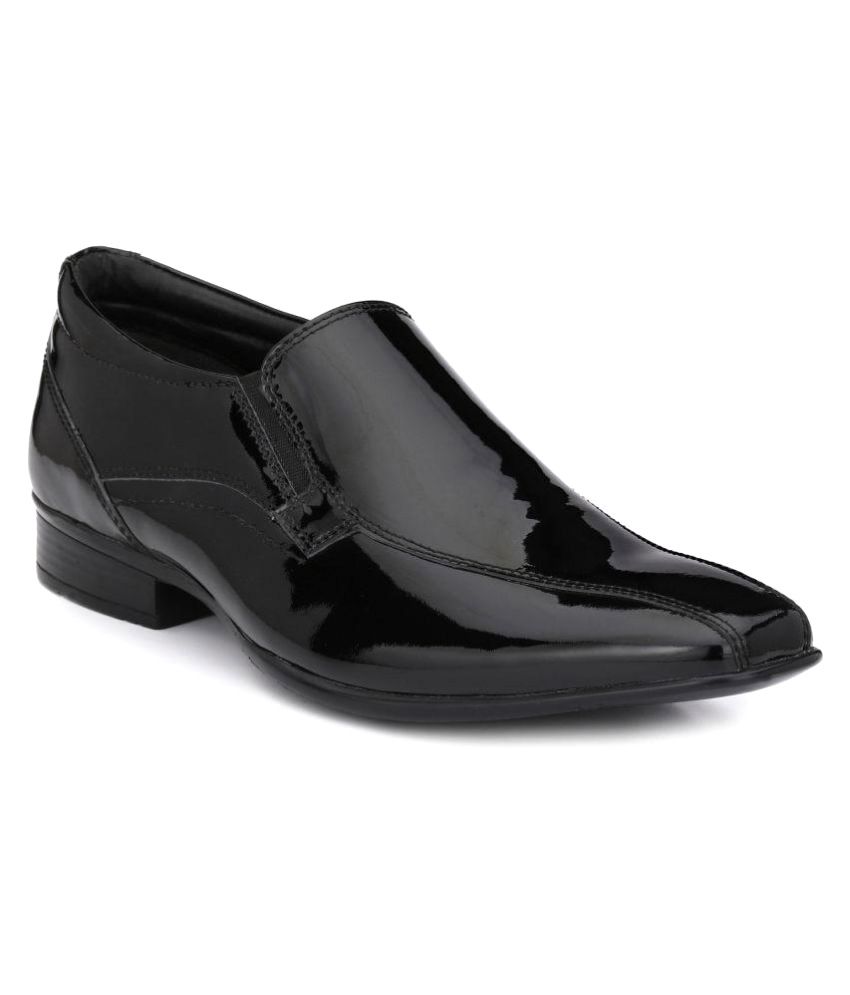 Boggy Confort Black Party Artificial Leather Formal Shoes Price in ...