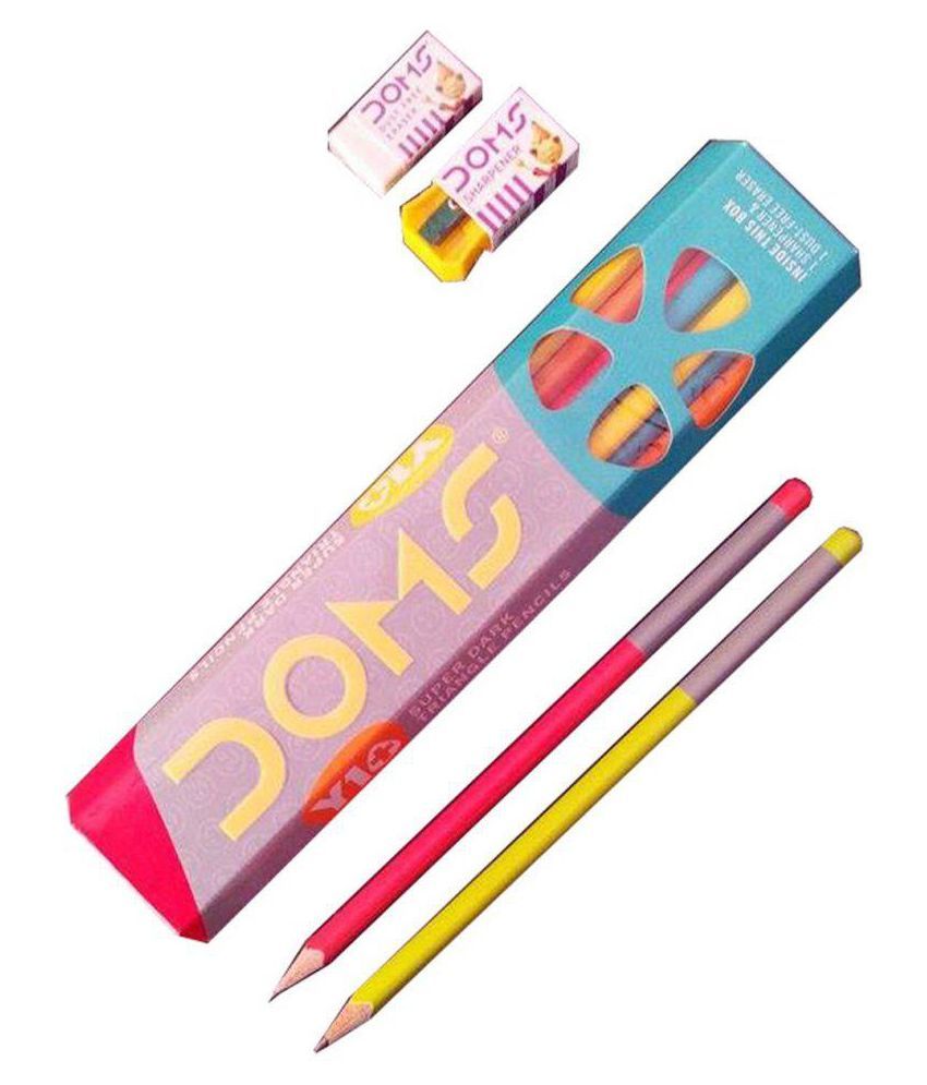 Doms Y1 Triangle Pencil Pack Of 6 Buy Online At Best Price In India