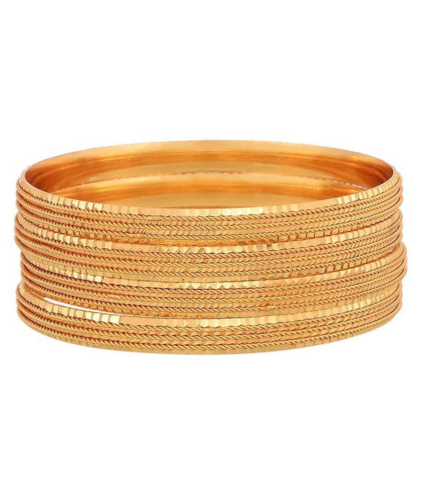     			YouBella Gold Plated Bangles Jewellery For Girls / Women