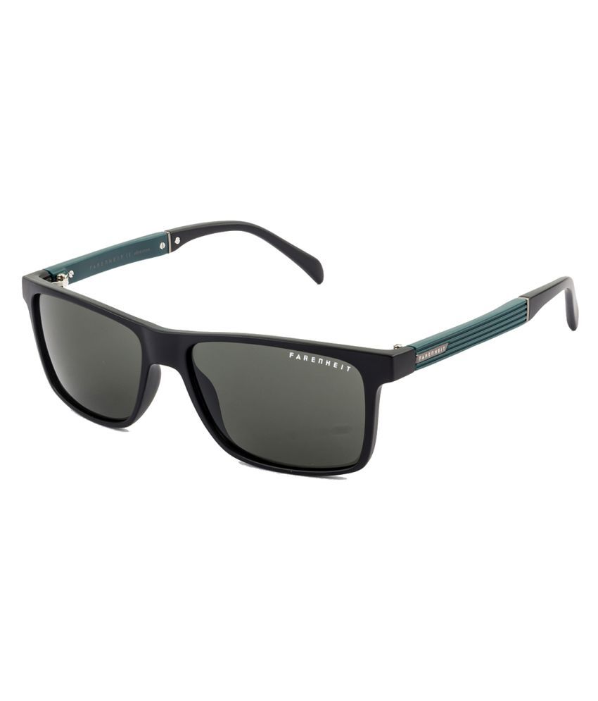 Farenheit Green Wayfarer Sunglasses 