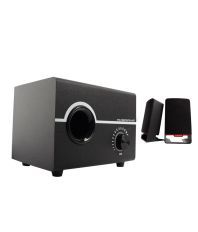 Ambrane SP-200 2.1 Desktop Speakers - Black