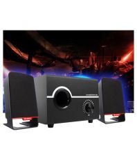 Ambrane SP-200 2.1 Desktop Speakers - Black