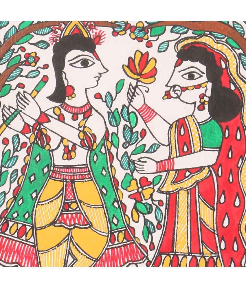 iMithila Madhubani Handmade Paper Painting With Frame Single Piece Buy
