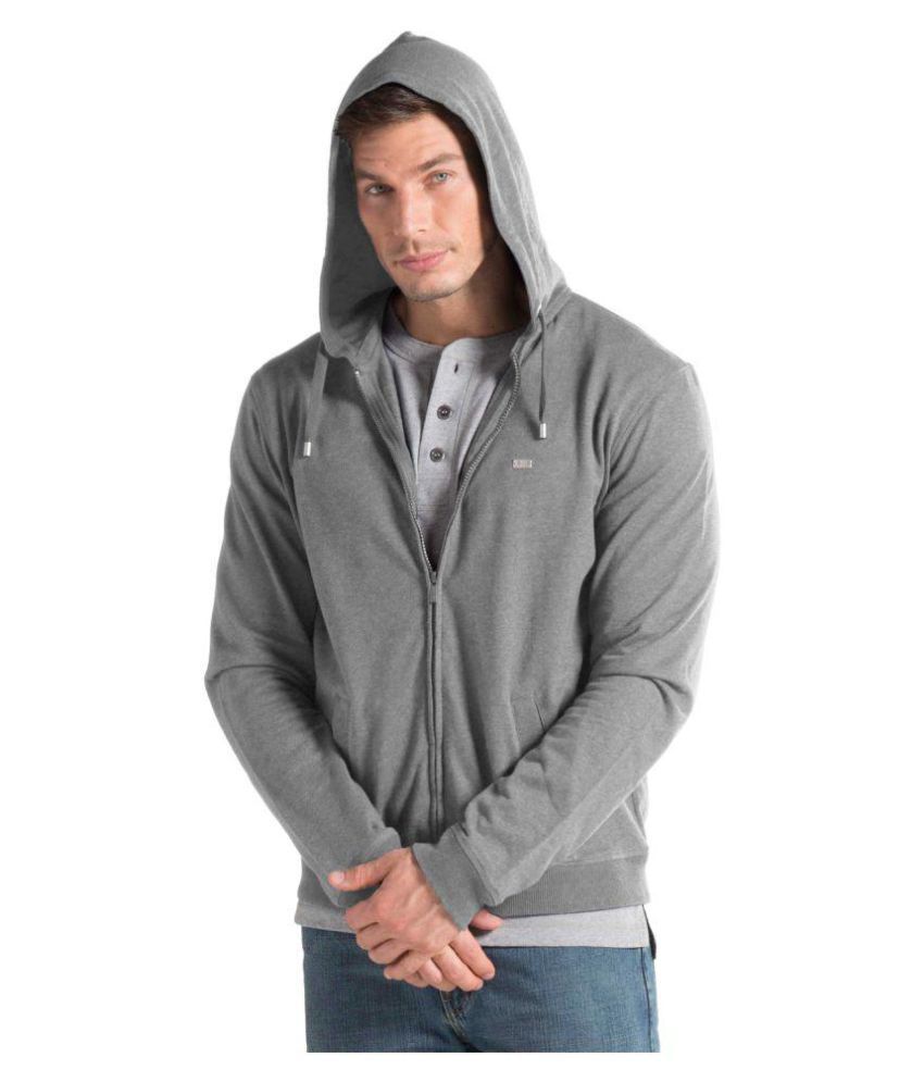 Jockey Grey Hooded Sweatshirt - Buy Jockey Grey Hooded Sweatshirt ...