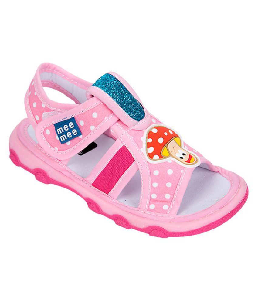 Mee Mee Pink Baby Sandal Price in India 