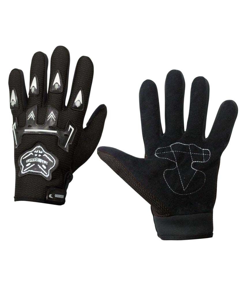     			Attractive Offer World Black Polyester Riding Gloves