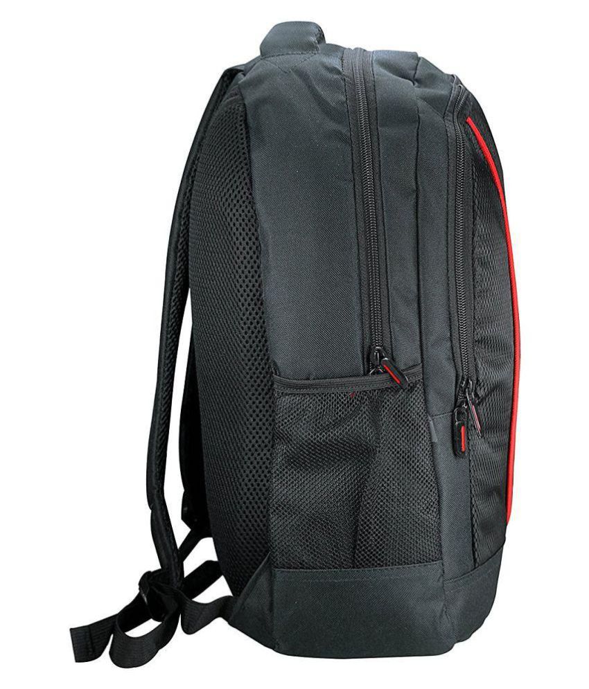 Lenovo Black Polyester Laptop Bags Office Bag For Men & Women Backpack ...