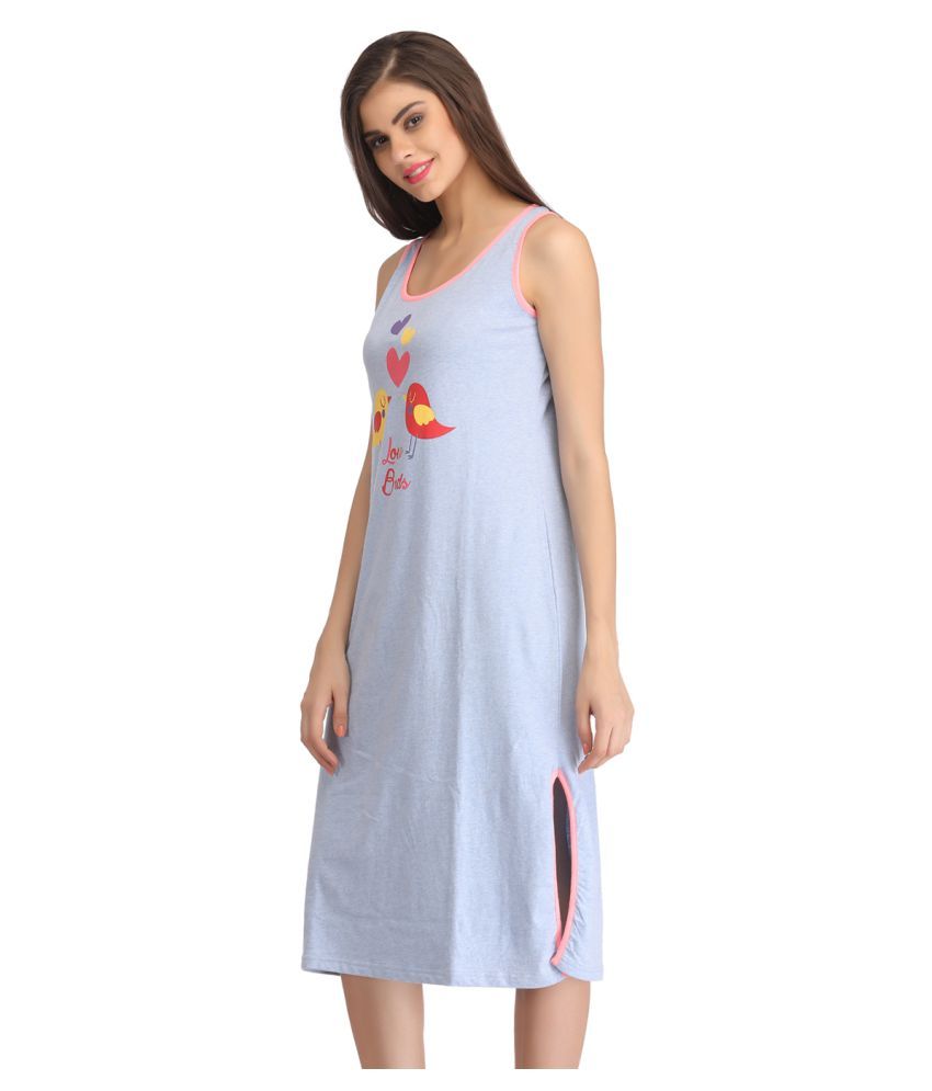 Buy Clovia Cotton Nighty & Night Gowns Online at Best Prices in India - Snapdeal