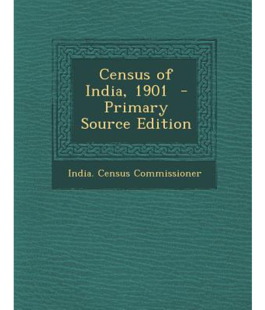 Census Of India 1901 Buy Census Of India 1901 Online At Low Price In