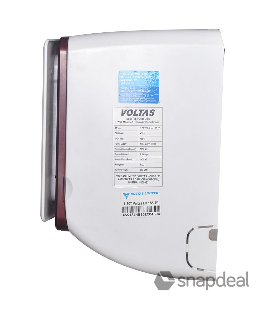 Voltas 1.5 Ton 5 Star 185 JY Split Air Conditioner Price ...