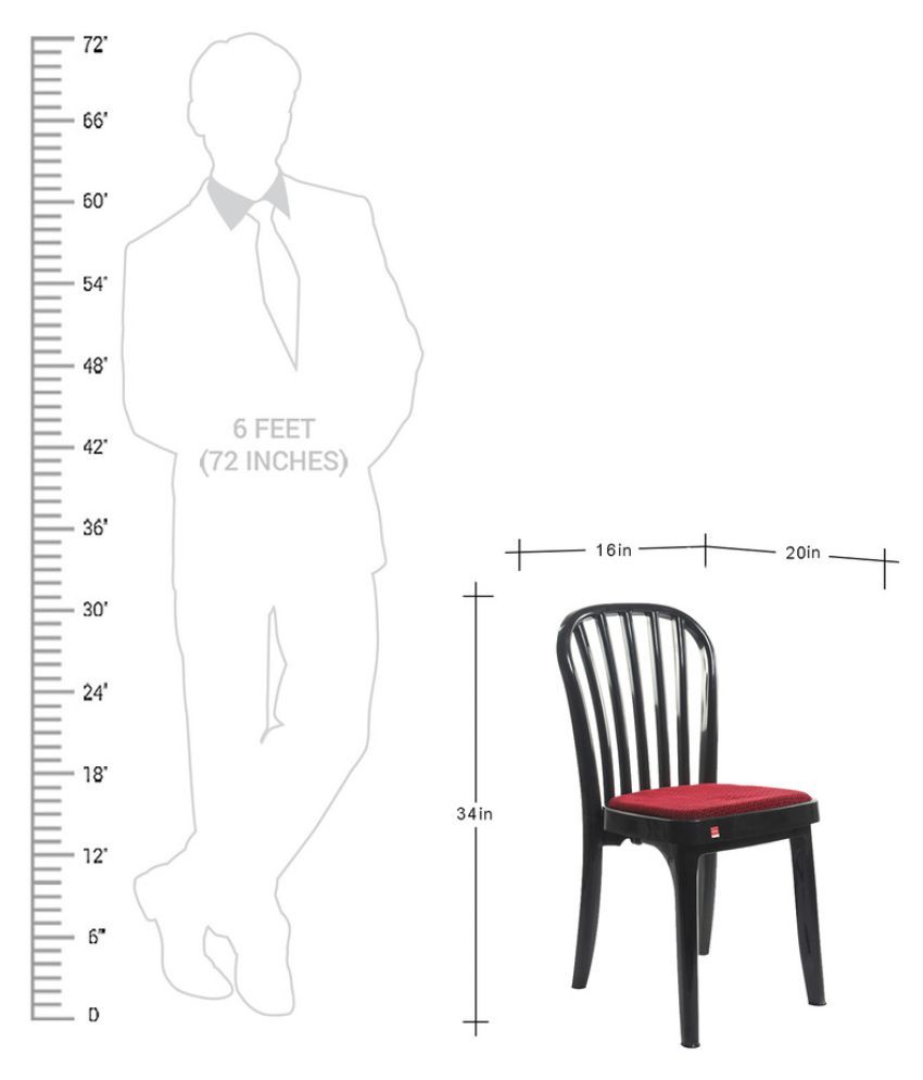Cello Decent Delux Dining Table Chair Set Of 4 In Black Colour Cello Decent Delux Dining Table Chair Set Of 4 In Black Colour