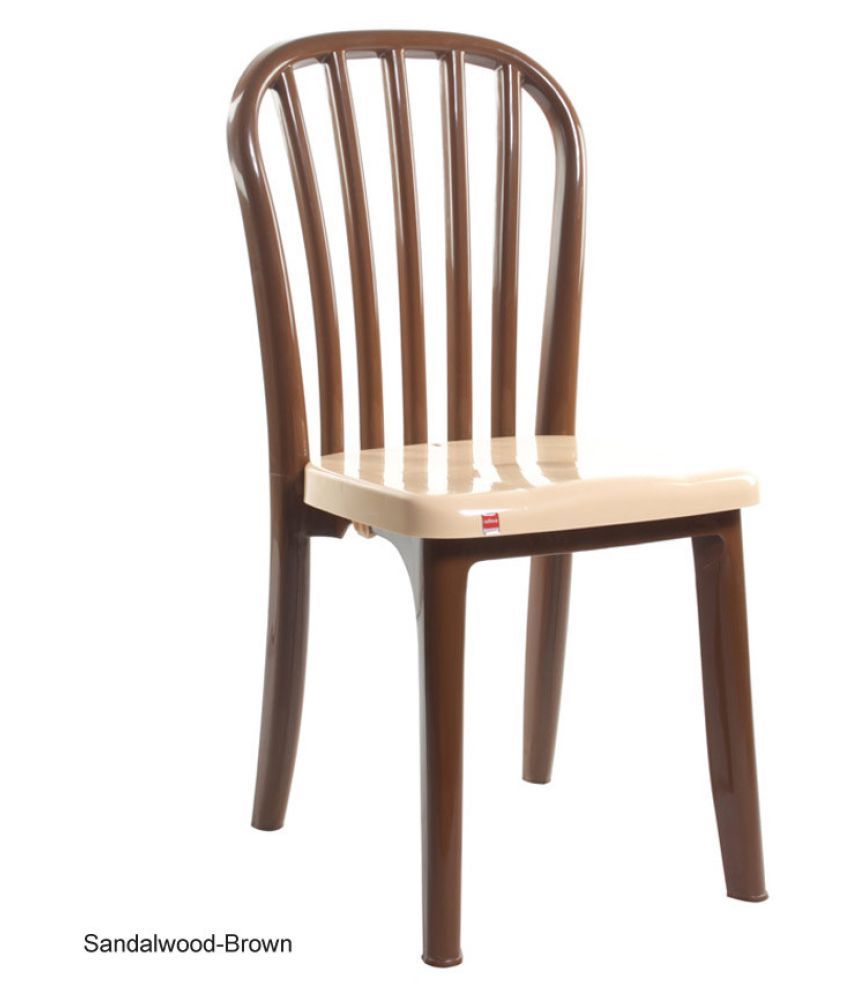Cello Decent Dining Table Chair In Brown Colour Set Of 4 Cello Decent Dining Table Chair In Brown Colour Set Of 4