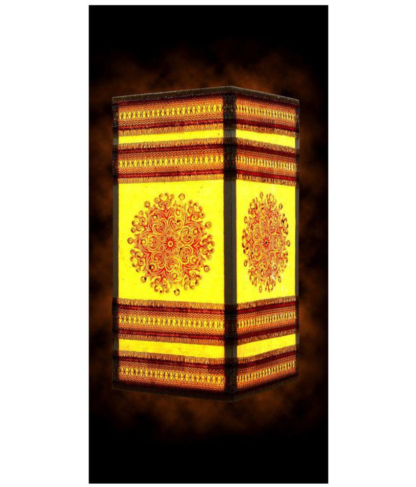 Bhanu Vertical Square Paper Lamp Shade Multi Bhanu Vertical Square Paper Lamp Shade Multi