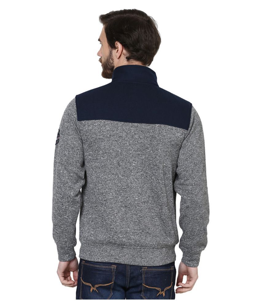 stand collar sweatshirt