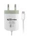 Portronics 2.4Amp Adapter micro usb Charger with Cable POR 539,White