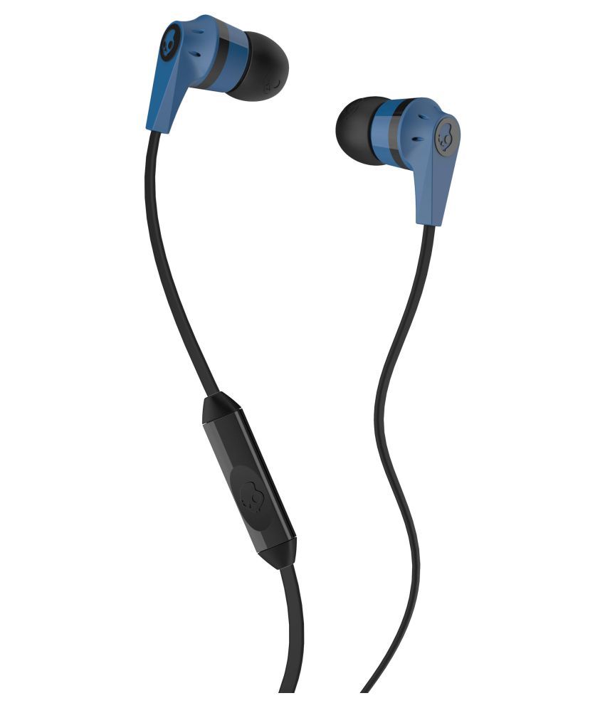 Skullcandy INKD S2IKDY Earphones In Ear Wired Earphones With Mic Blue