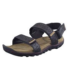 woodland black sandals online