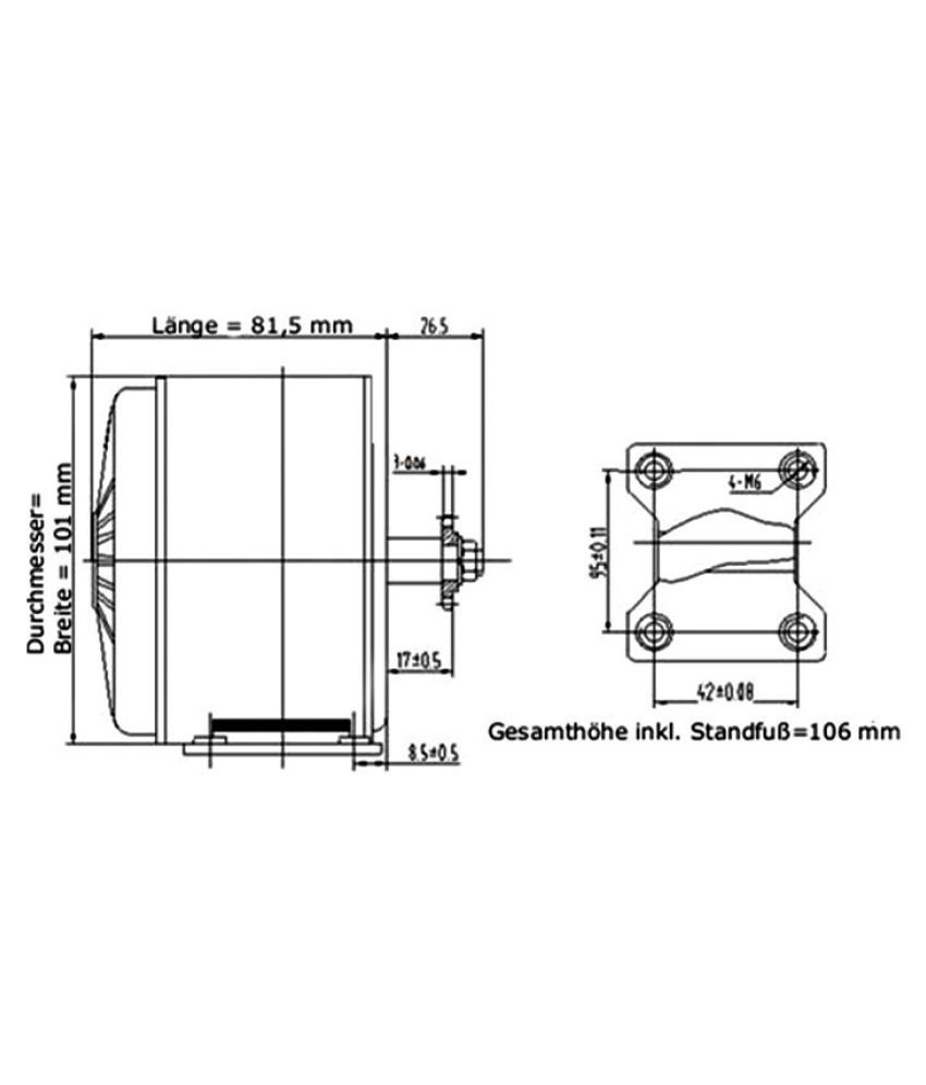 Robodo 24V 250W Electric Motor Buy Robodo 24V 250W Electric Motor Online at Low Price in India