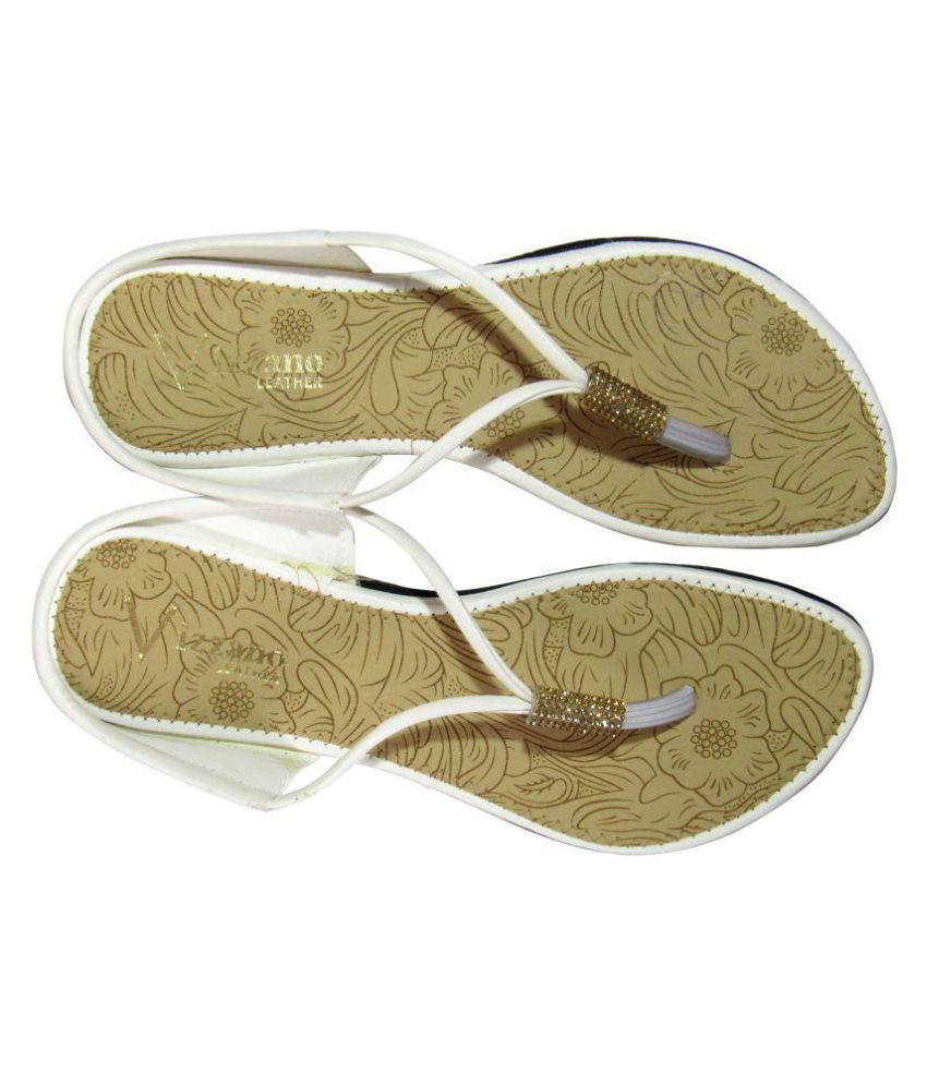 white flats in store