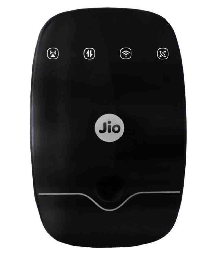 JioFi Hotspot (2nd Gen) M2S upto 150Mbps Wireless Data Card (Black) Jio sim card only
