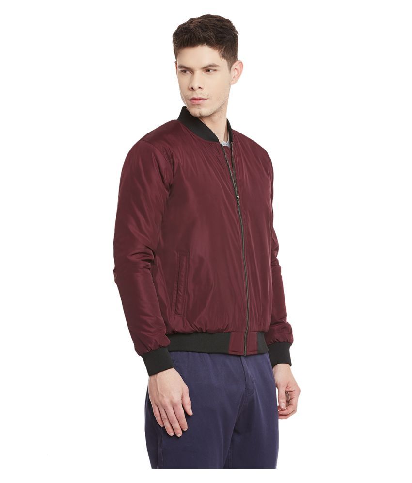 jacket maroon colour