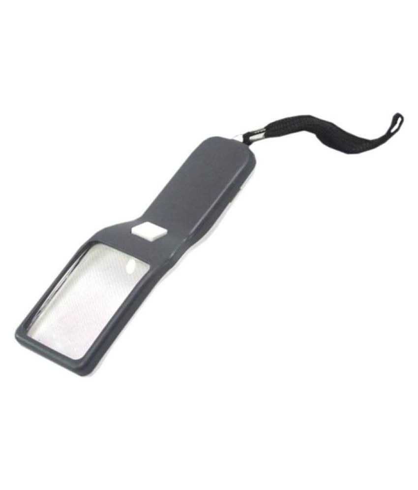     			Tuelip Black Magnifying Glass with LED Book Light and Fake Note Detector Light