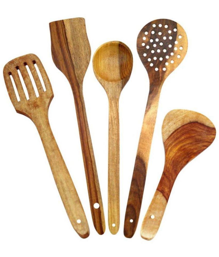 spatula set wooden