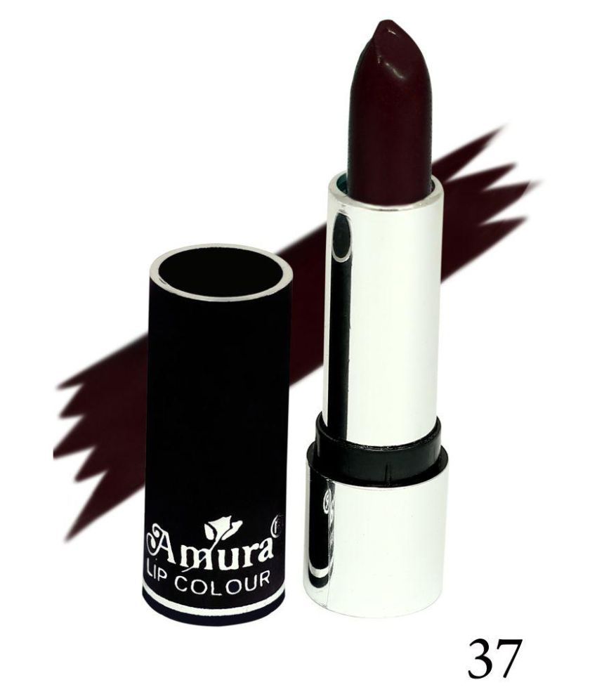 Amura Lip Colour 37 Lipstick Dark Maroon 4 5 Gm