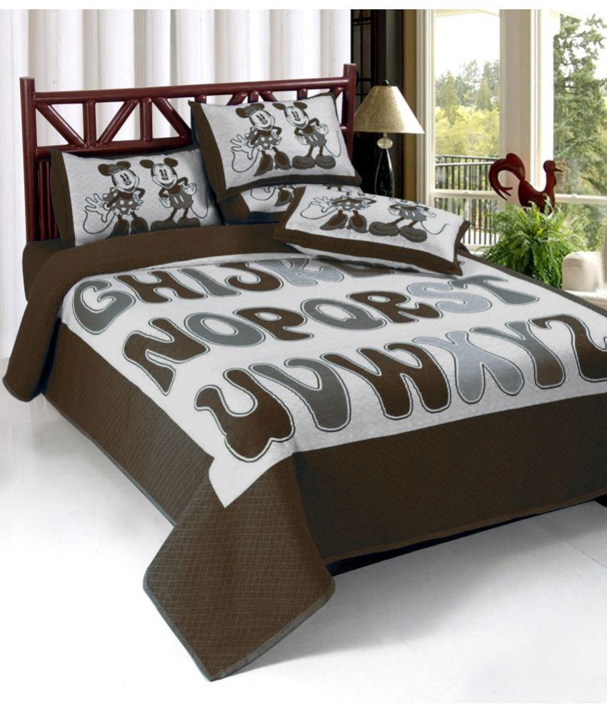 Swastik Double Cotton Multicolor Cartoons Bed Sheet Buy Swastik