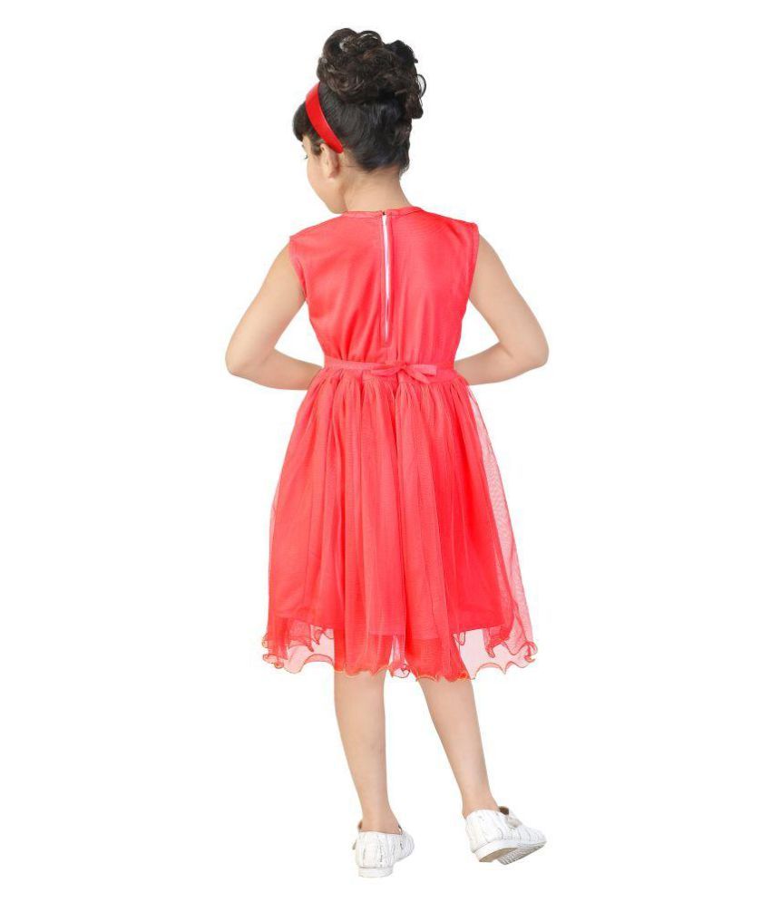 pink net frock
