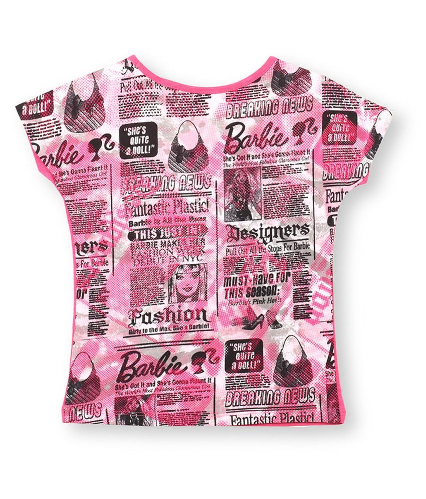 barbie t shirt pink