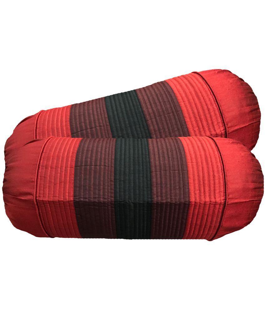 Home Shine Set of 2 Polyester Bolster Covers Buy Online at Best Price