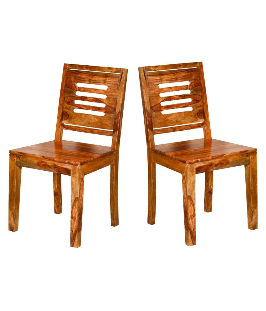 Woodfaber RAC Solid Wood Dining Chair - Set of 2 - Buy ...