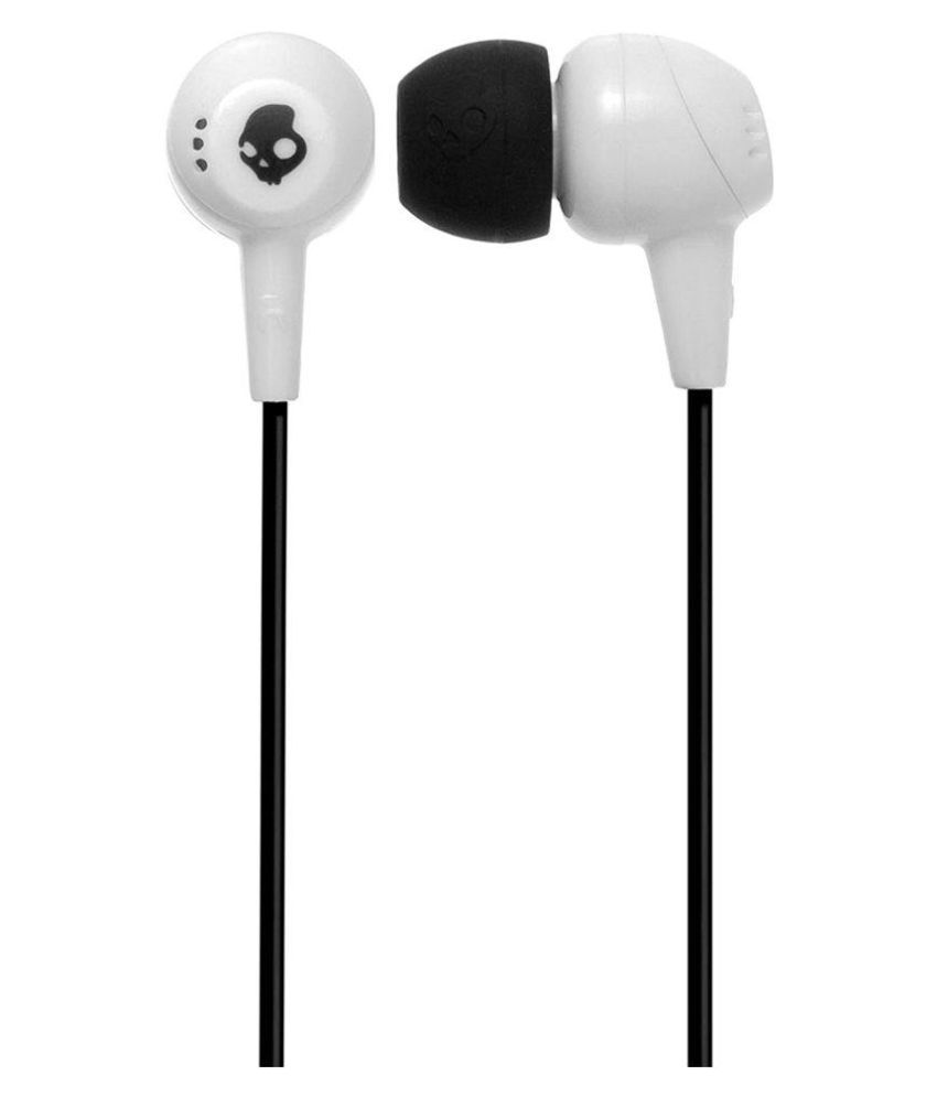 Skullcandy S2DUDZ072 In Ear Wired Earphones Without Mic White Buy