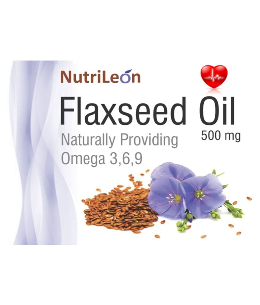 NutriLeon Flaxseed Oil (Omega 369) Softgel 500 mg Pack of 3 Buy