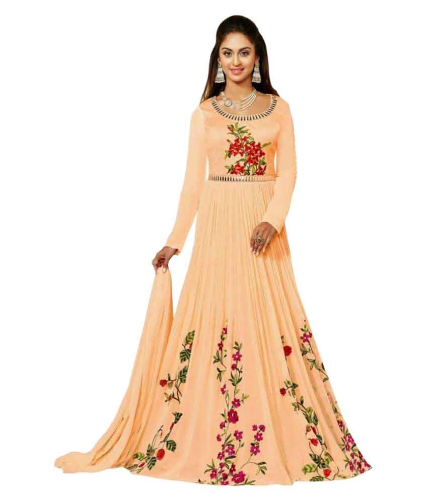 georgette ki short frock