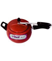 Virat Red Curve 3.5 Ltrs Aluminium InnerLid Pressure Cooker