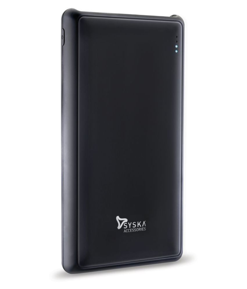     			Syska Power Pro 200 20000 -mAh Li-Polymer Power Bank Black