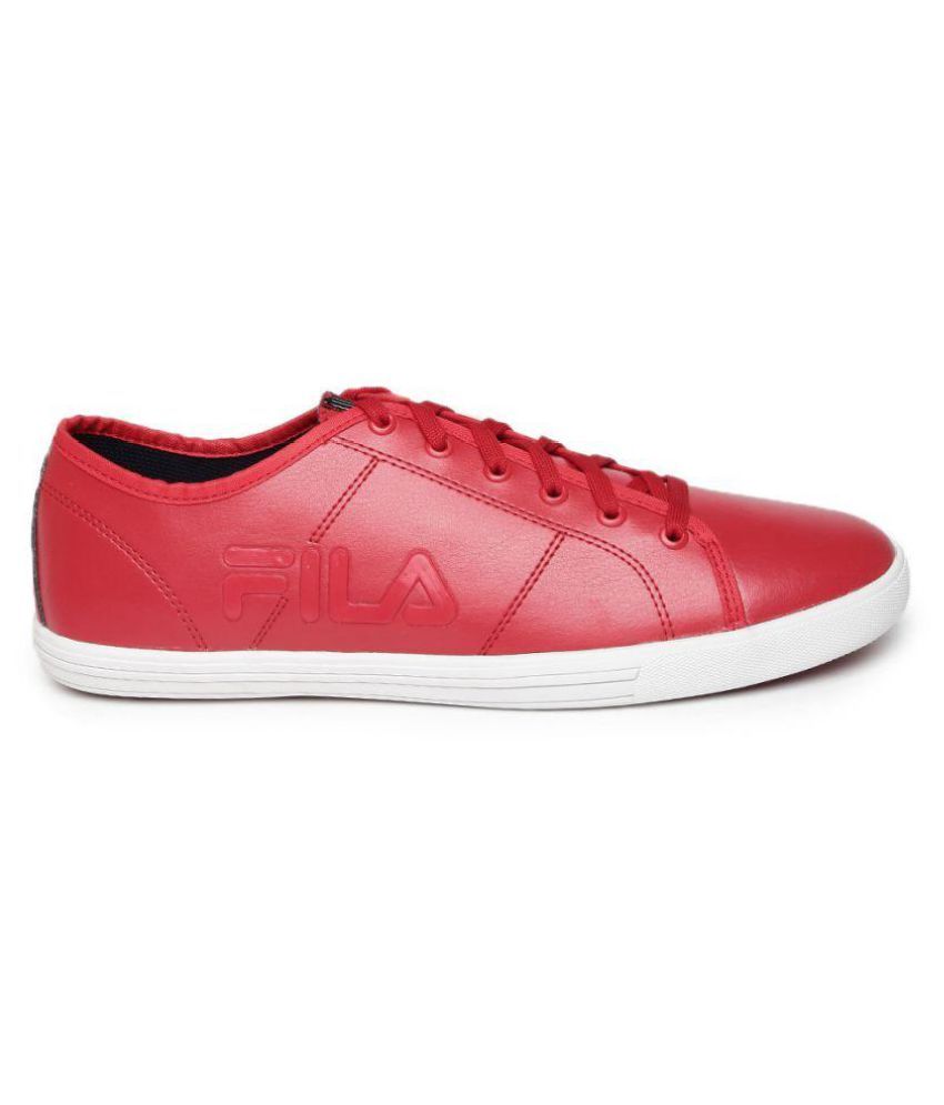 fila red velvet trainers