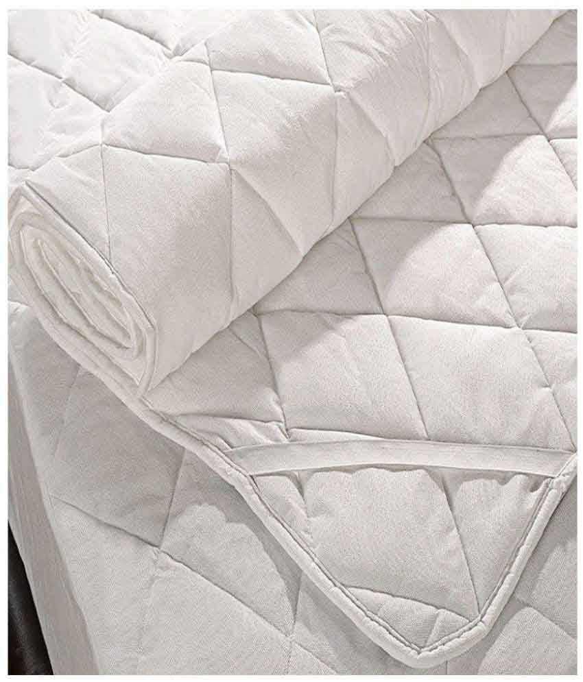 Factorywala Protector White Poly Cotton Mattress Protector Buy