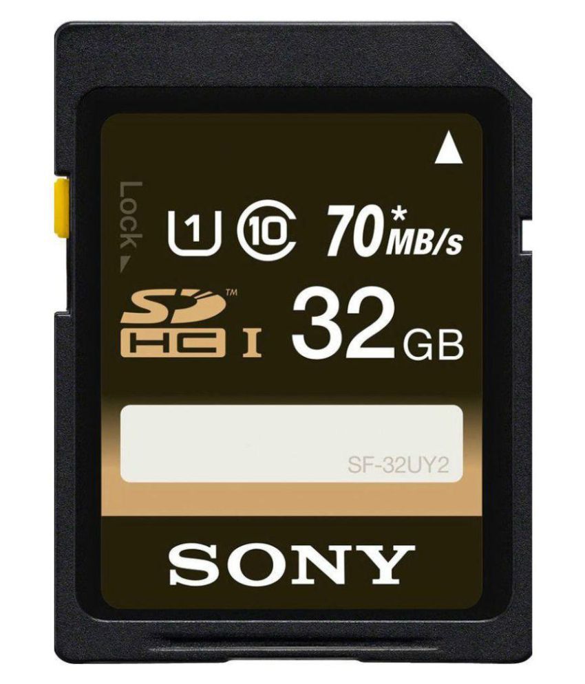     			Sony SF-32UY2 32 GB SDHC 10 mbps